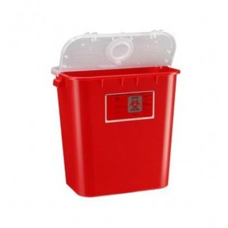 BEMIS Sharps Container, 8gal, Red, 10/PK 108030